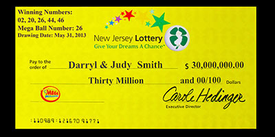 mega millions numbers nj